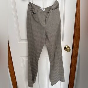 Calvin Klein Women’s Gray Plaid Dress Pants